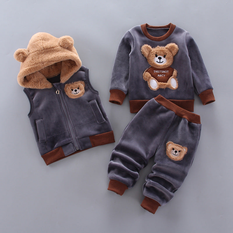 Velvet Bear 3 Piece Suit