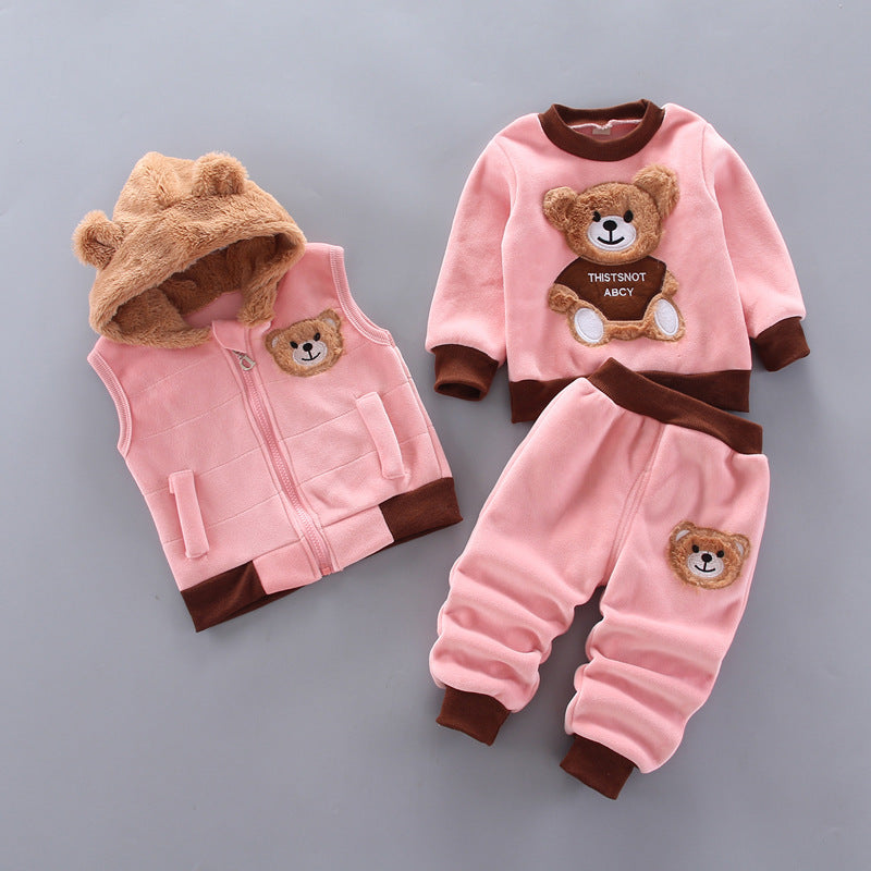 Velvet Bear 3 Piece Suit