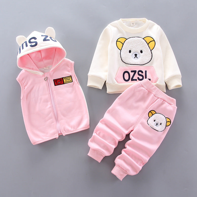Velvet Bear 3 Piece Suit