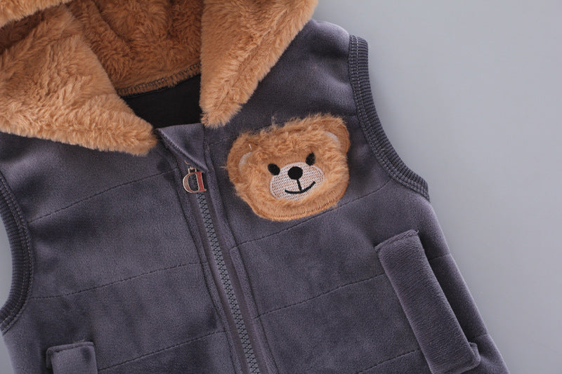 Velvet Bear 3 Piece Suit
